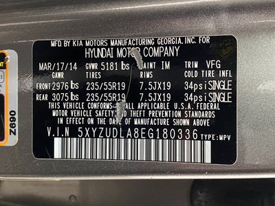 2014 Hyundai SANTA FE SPORT AWD 4Dr 2.0T