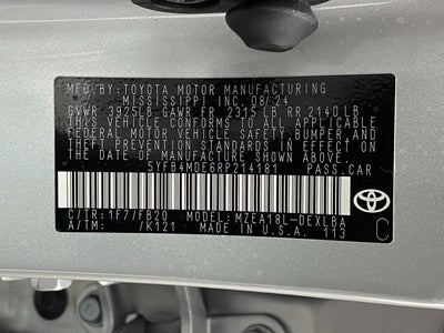 2024 Toyota Corolla LE CVT