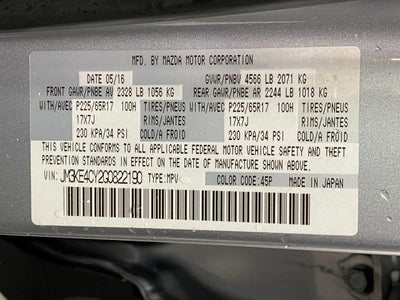 2016 Mazda Mazda CX-5 AWD 4dr Auto Touring