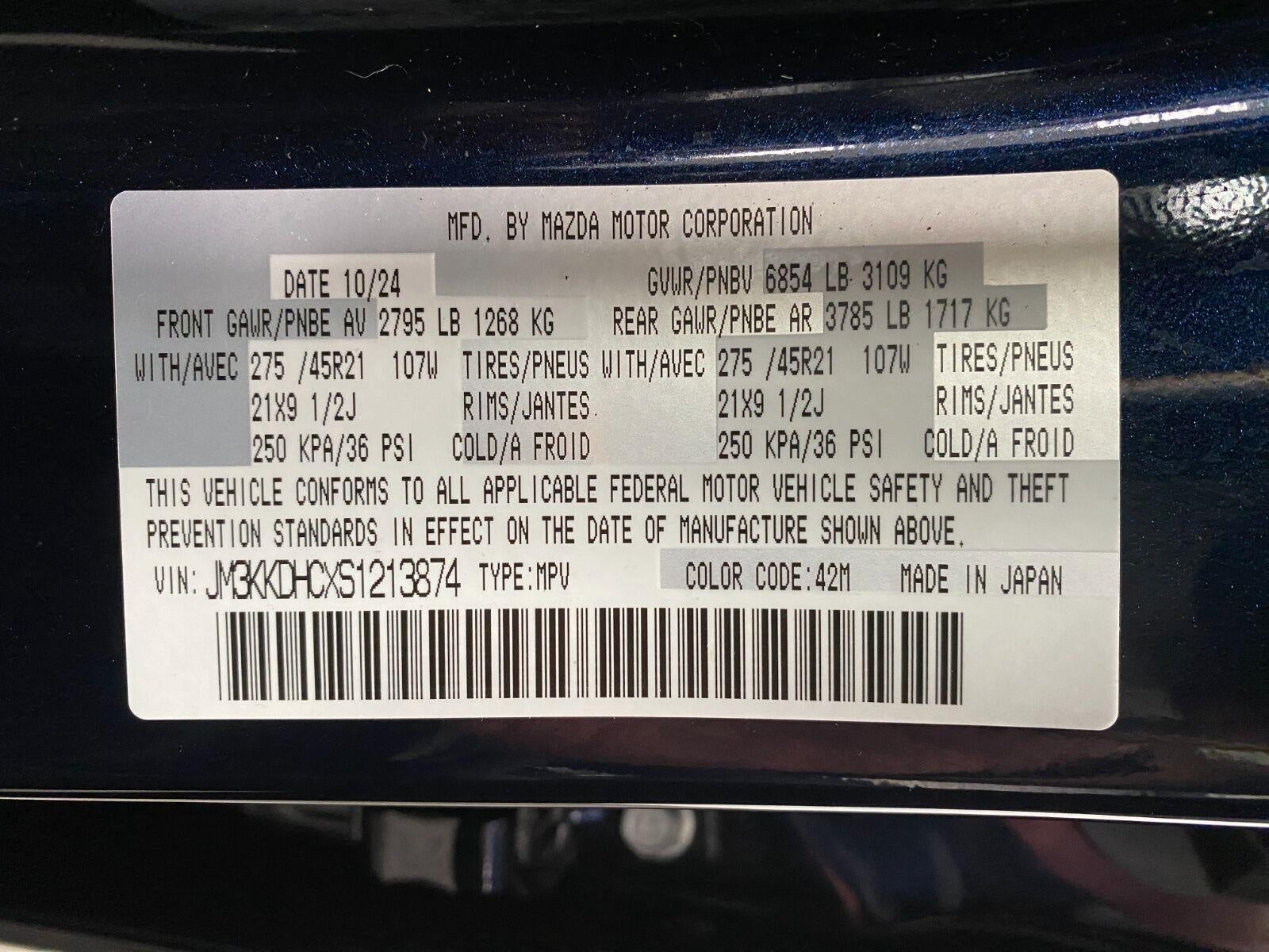2025 Mazda Mazda CX-90 3.3 Turbo S Premium Package