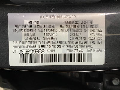 2021 Mazda Mazda CX-9 Signature AWD