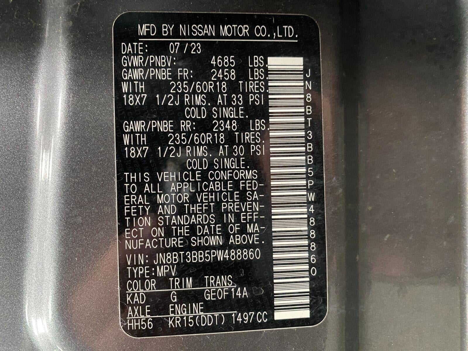 2023 Nissan Rogue AWD SV