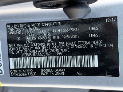 2018 Toyota 4Runner SR5 4WD