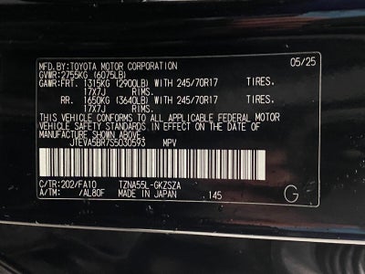 2025 Toyota 4Runner SR5 4WD