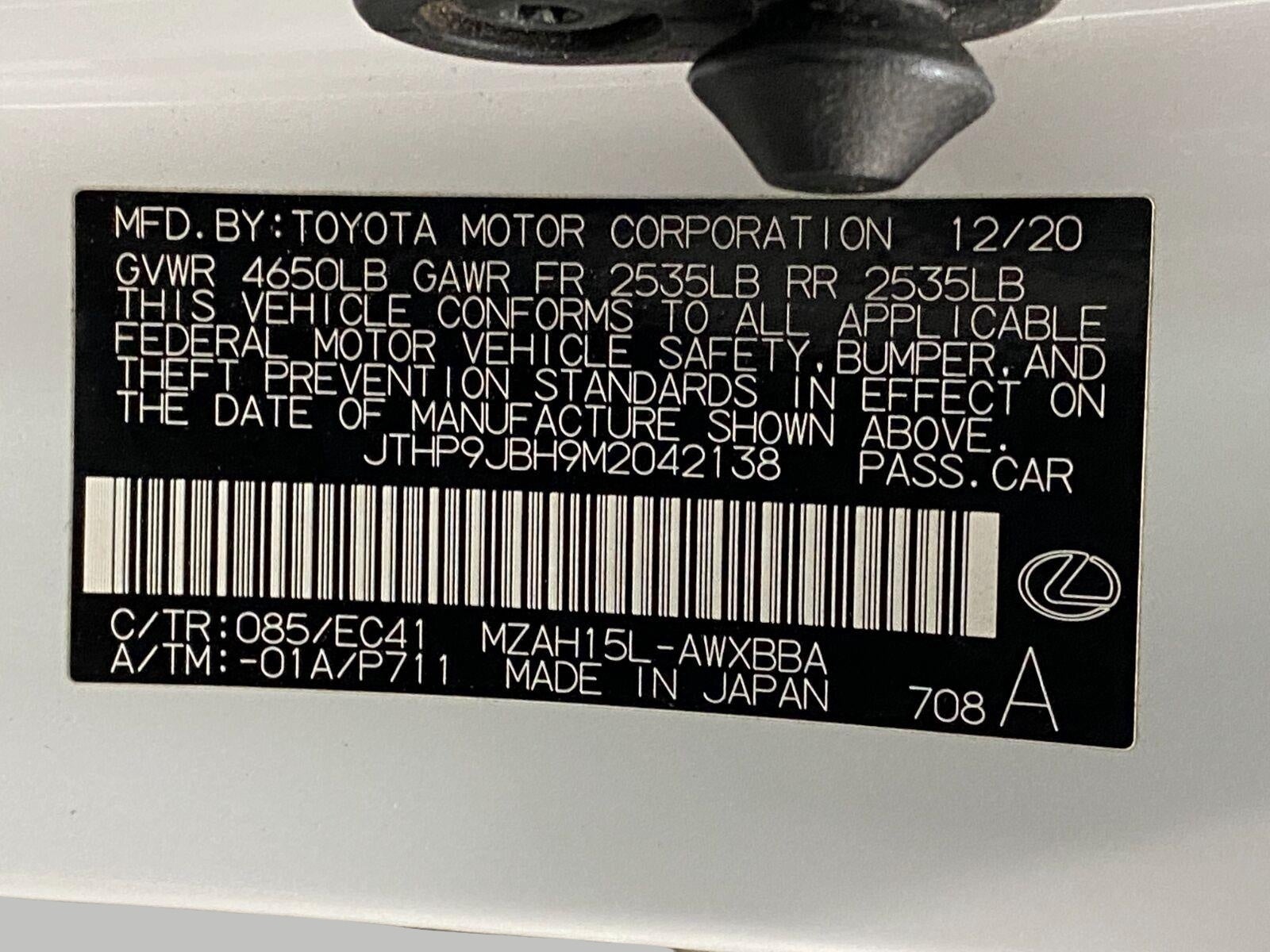 2021 Lexus UX UX 250h AWD