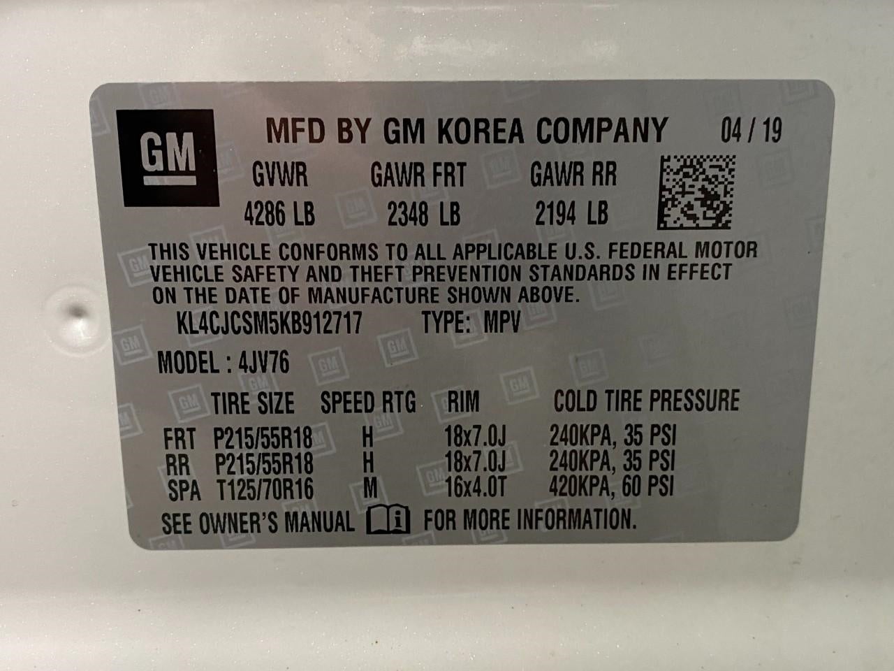 2019 Buick Encore FWD 4dr Essence