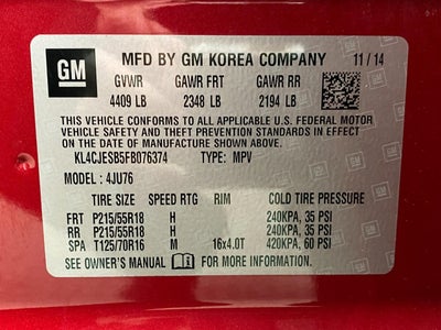 2015 Buick Encore AWD 4dr