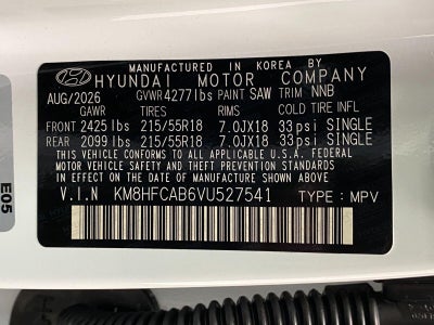 2027 Hyundai KONA SEL Sport AWD