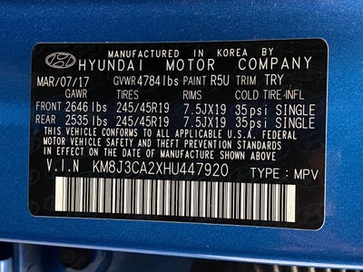 2017 Hyundai TUCSON Sport AWD