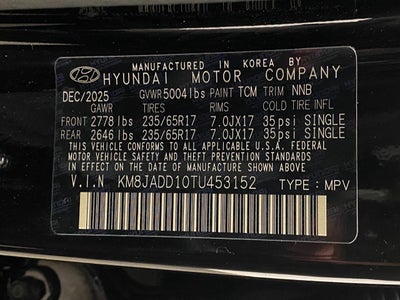 2026 Hyundai TUCSON HYBRID Blue