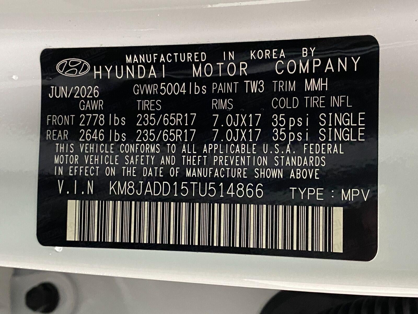 2026 Hyundai TUCSON HYBRID Blue SE