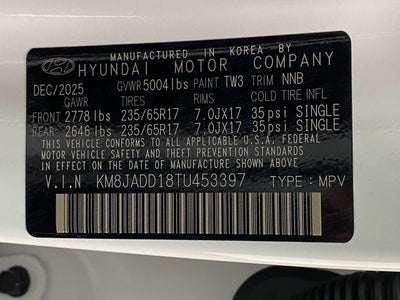 2026 Hyundai TUCSON HYBRID Blue