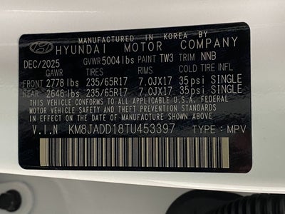 2026 Hyundai TUCSON HYBRID Blue