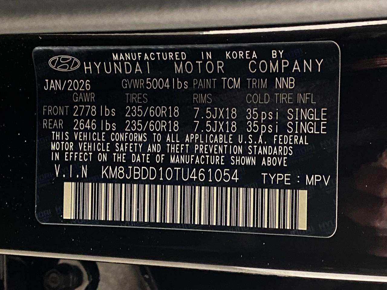 2026 Hyundai TUCSON HYBRID SEL AWD