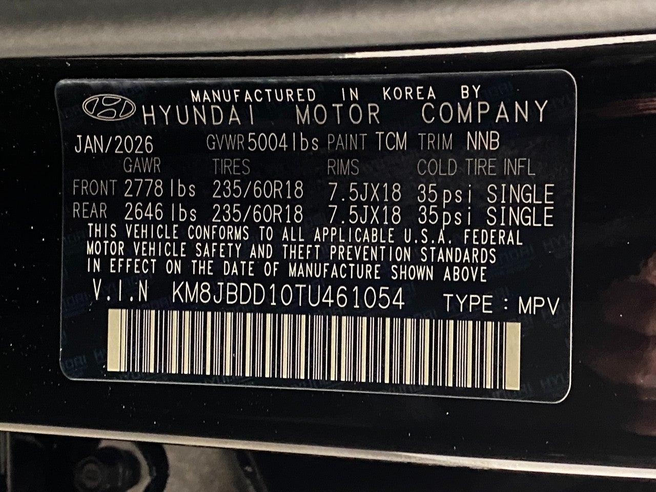 2026 Hyundai TUCSON HYBRID SEL AWD