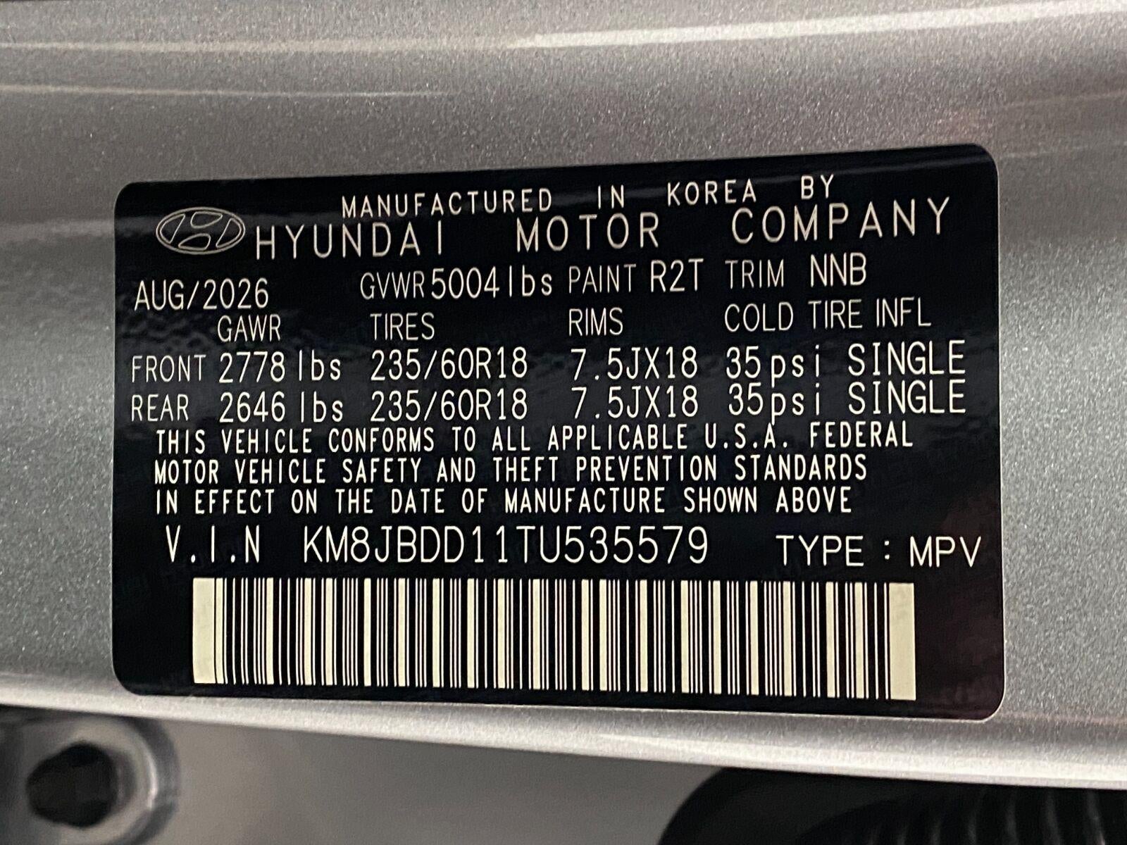 2026 Hyundai TUCSON HYBRID SEL Convenience