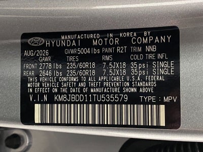 2026 Hyundai TUCSON HYBRID SEL Convenience