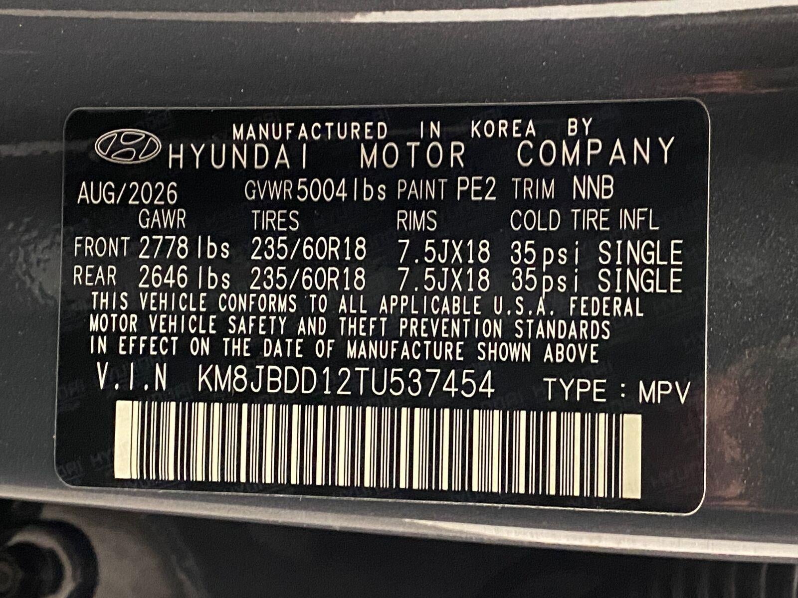 2026 Hyundai TUCSON HYBRID SEL Convenience