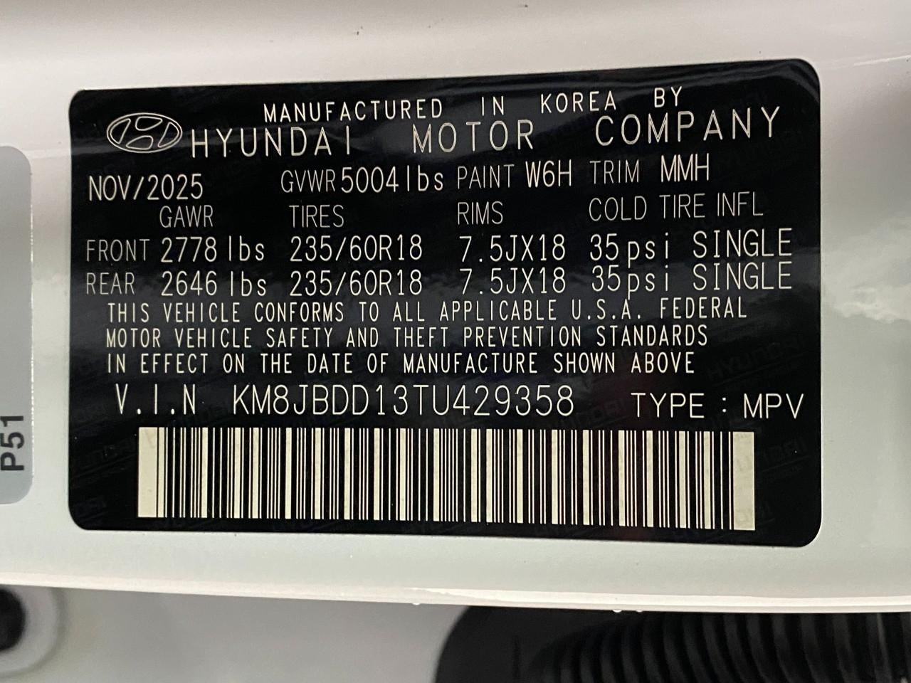 2026 Hyundai TUCSON HYBRID SEL AWD