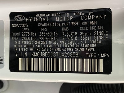 2026 Hyundai TUCSON HYBRID SEL AWD