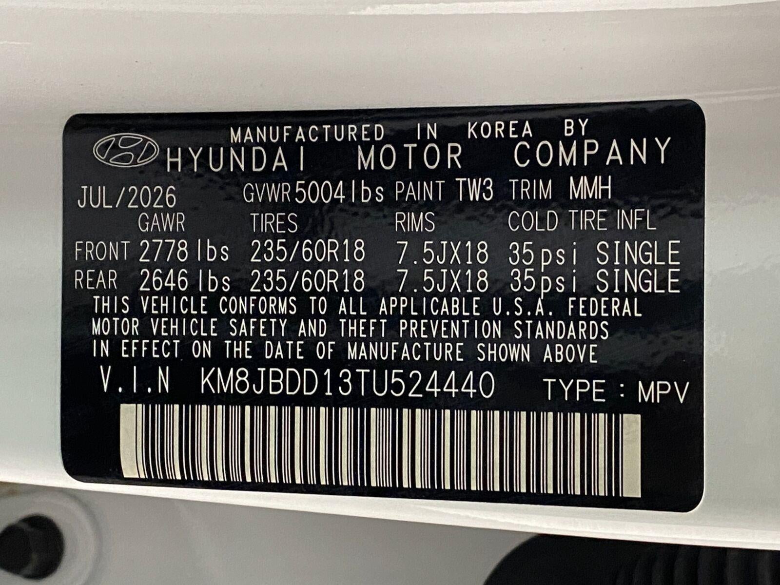 2026 Hyundai TUCSON HYBRID SEL AWD