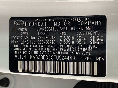 2026 Hyundai TUCSON HYBRID SEL AWD