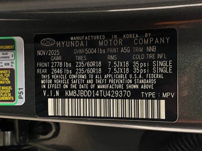 2026 Hyundai TUCSON HYBRID SEL AWD