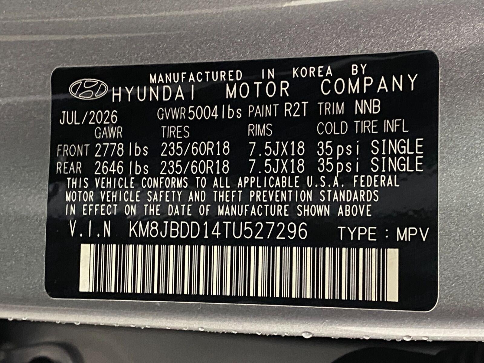 2026 Hyundai TUCSON HYBRID SEL AWD