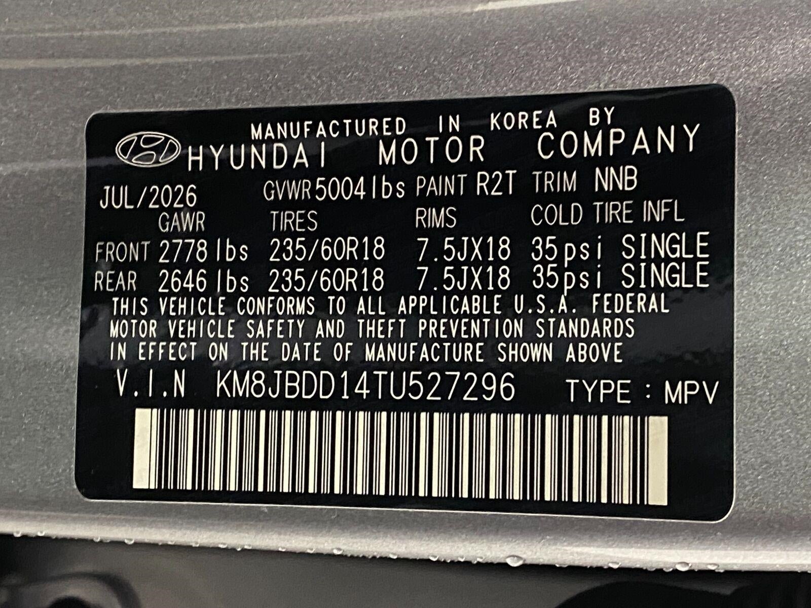 2026 Hyundai TUCSON HYBRID SEL AWD