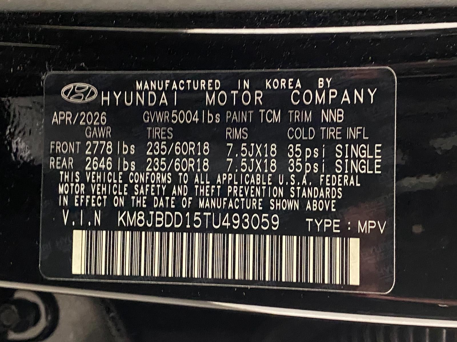 2026 Hyundai TUCSON HYBRID SEL AWD