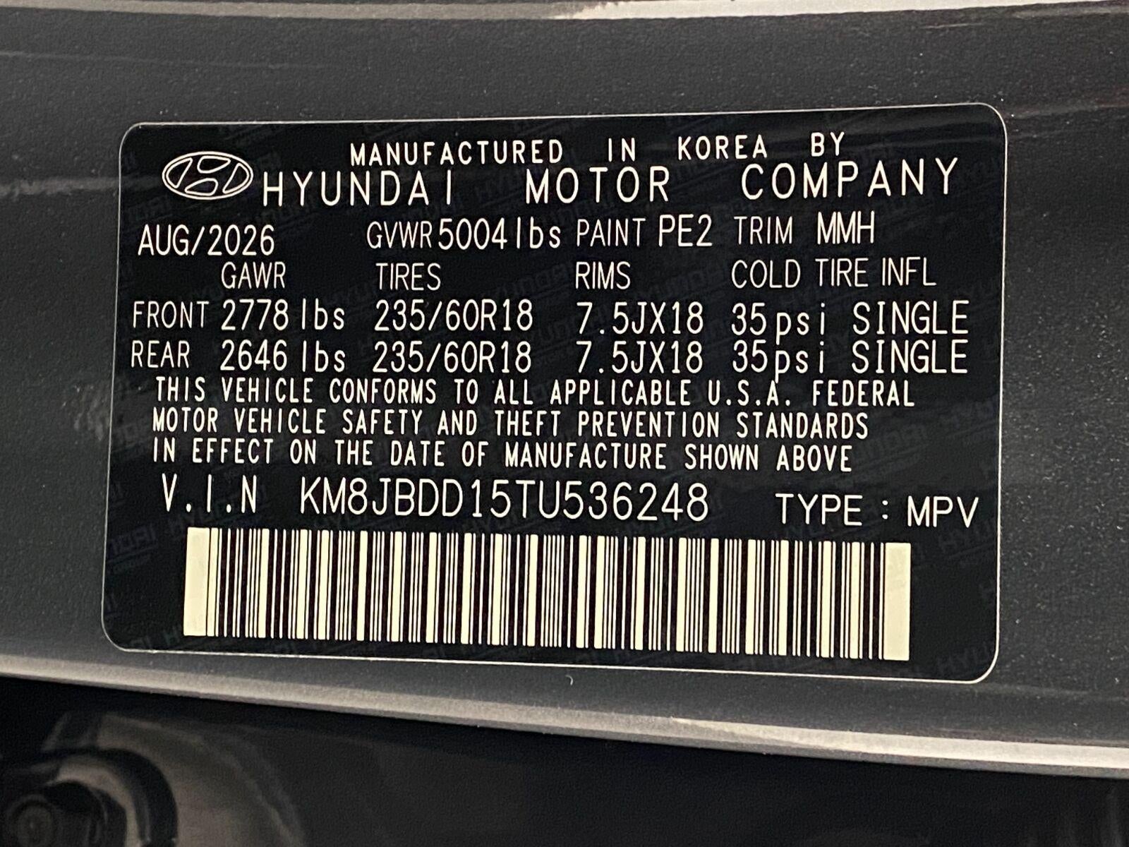 2026 Hyundai TUCSON HYBRID SEL Convenience