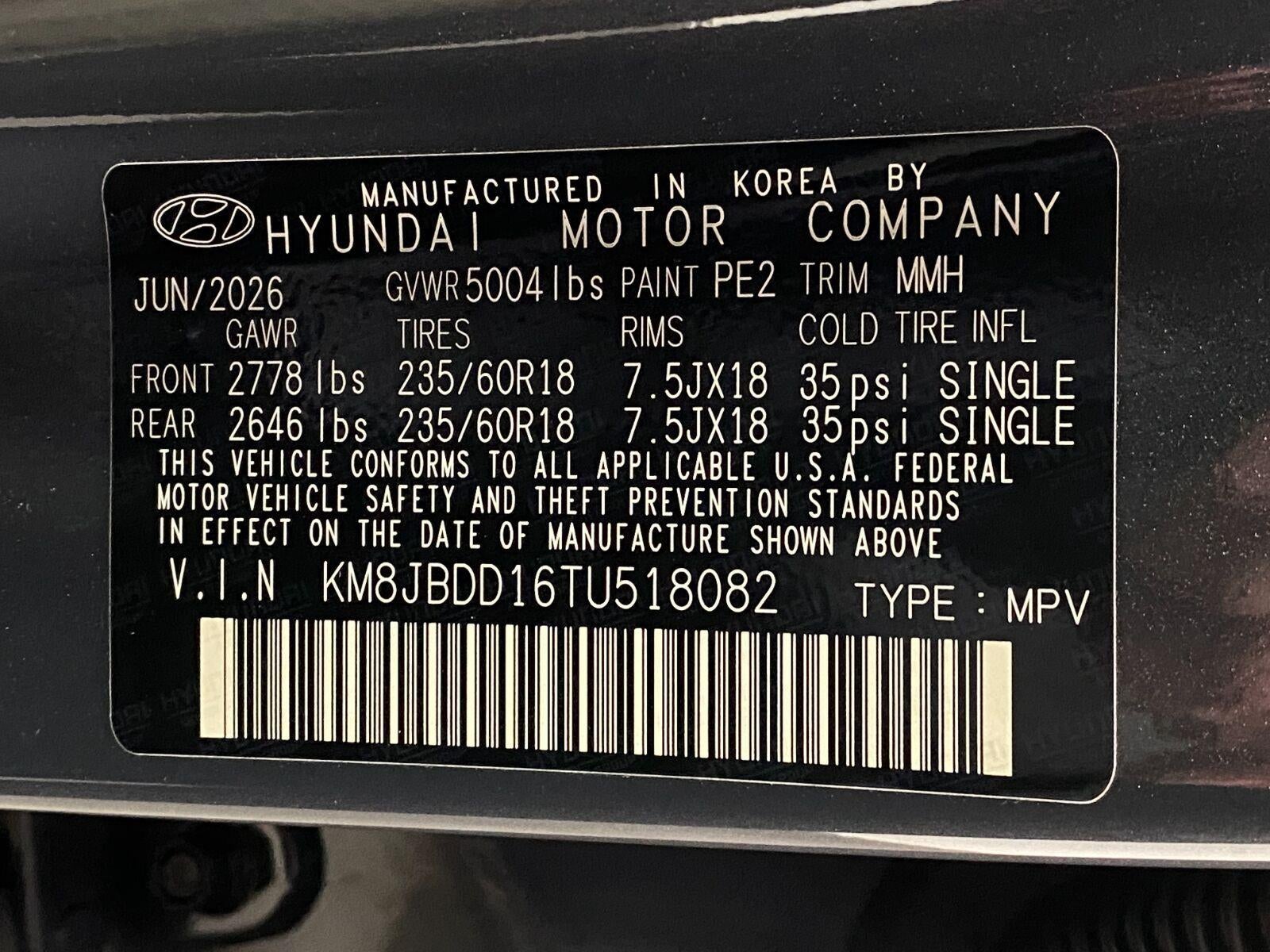 2026 Hyundai TUCSON HYBRID SEL AWD
