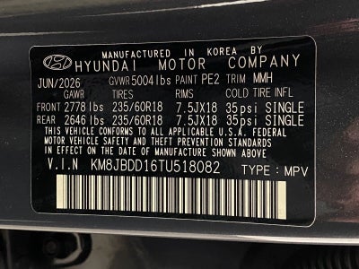 2026 Hyundai TUCSON HYBRID SEL AWD