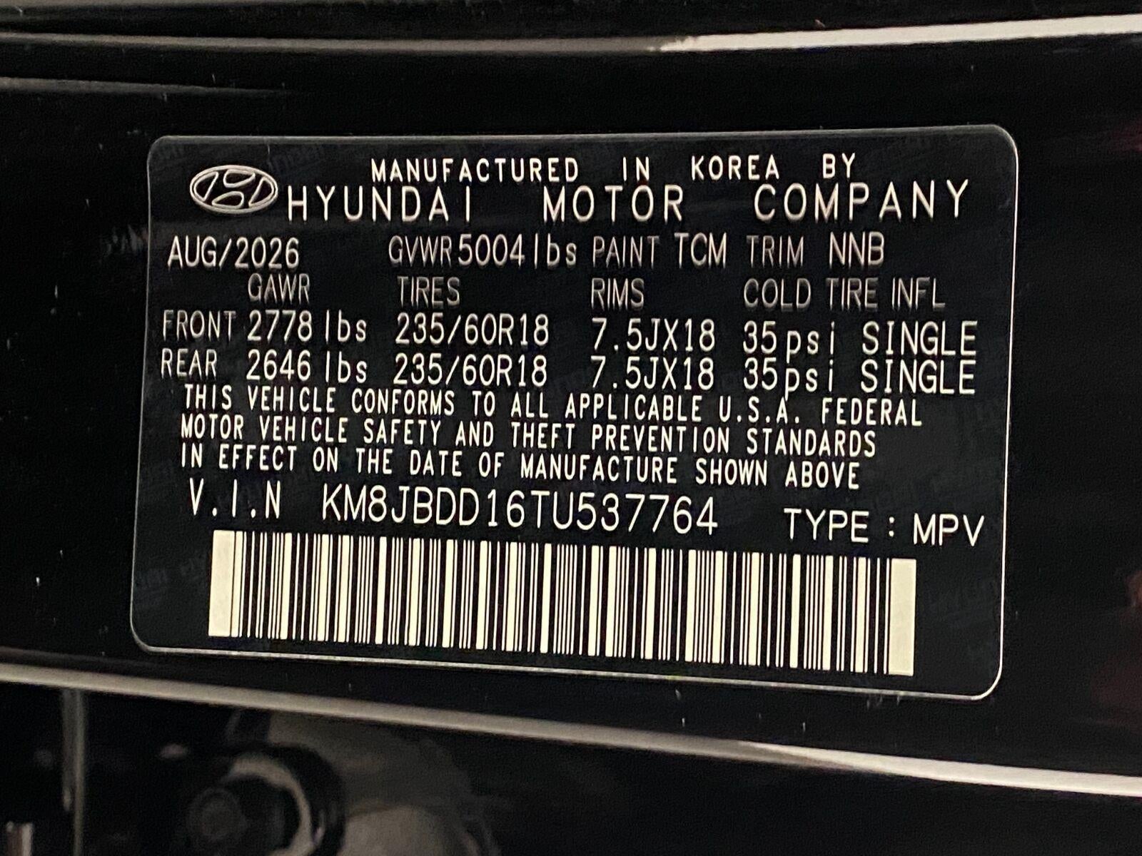 2026 Hyundai TUCSON HYBRID SEL Convenience