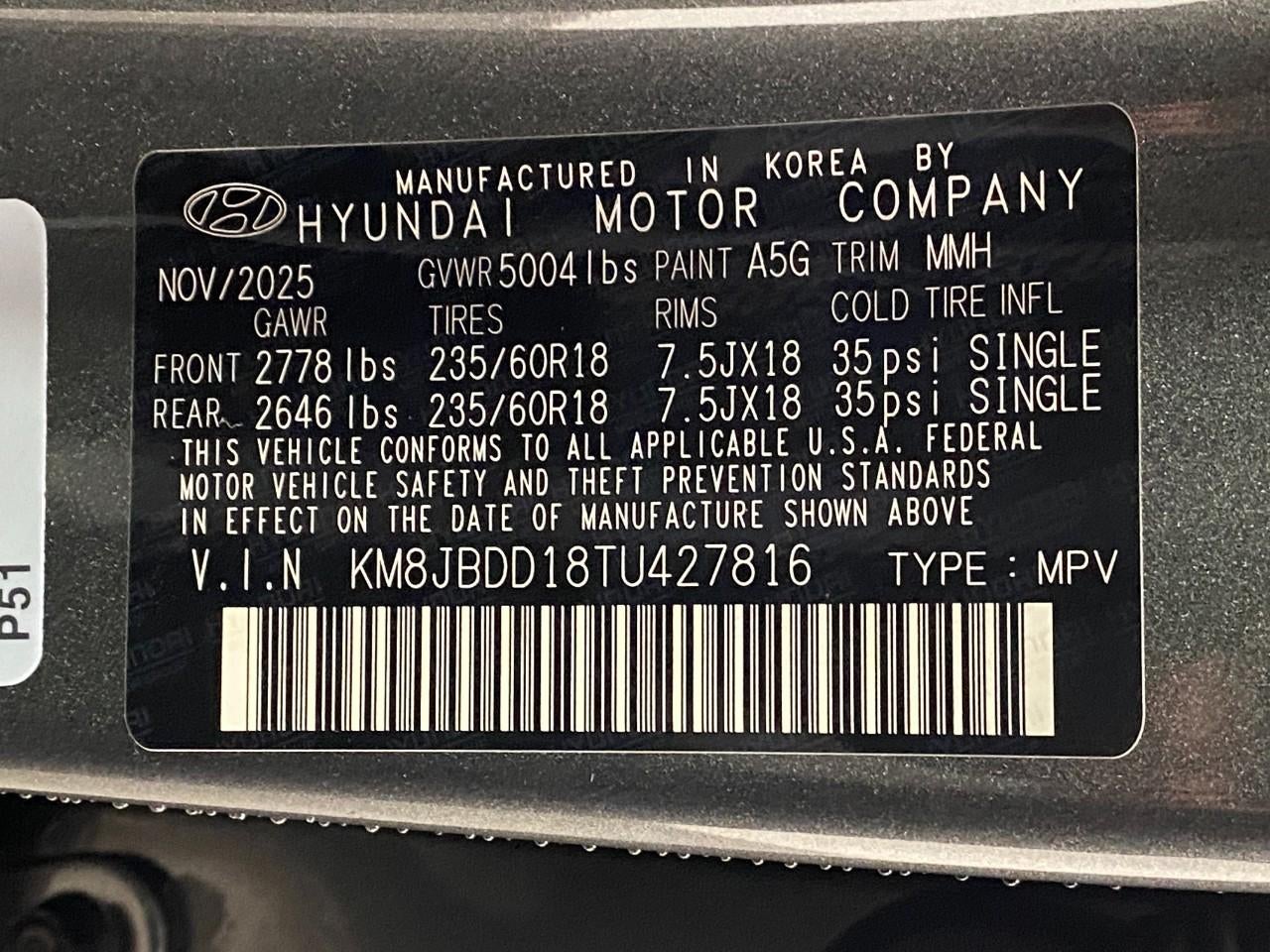 2026 Hyundai TUCSON HYBRID SEL AWD