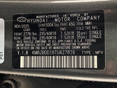 2026 Hyundai TUCSON HYBRID SEL AWD