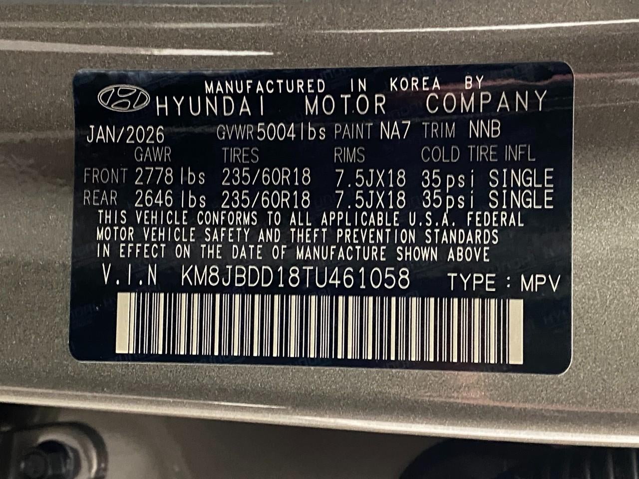 2026 Hyundai TUCSON HYBRID SEL AWD