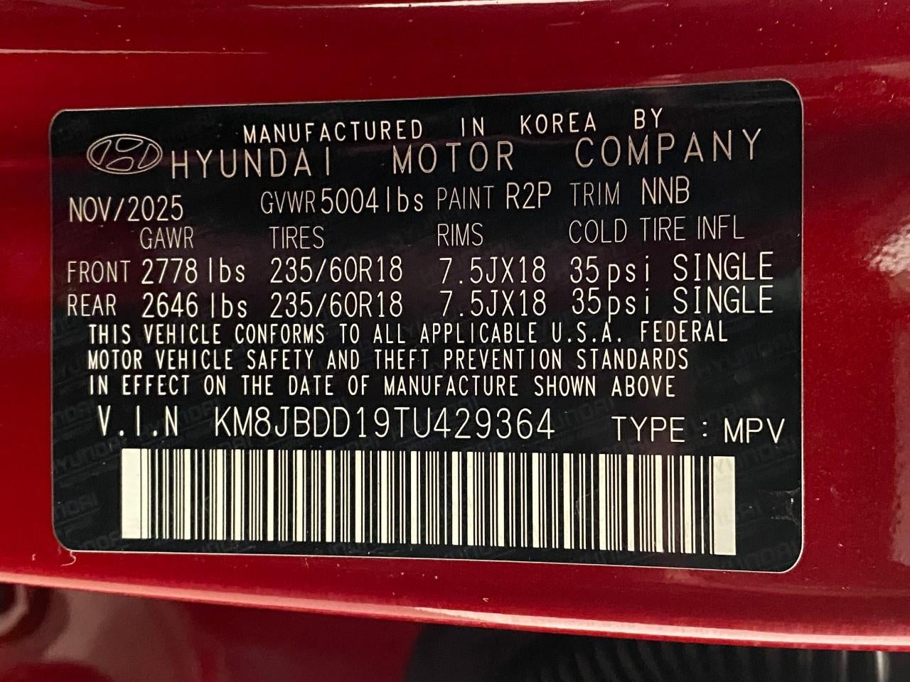 2026 Hyundai TUCSON HYBRID SEL AWD