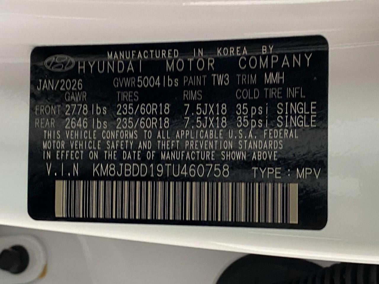 2026 Hyundai TUCSON HYBRID SEL AWD