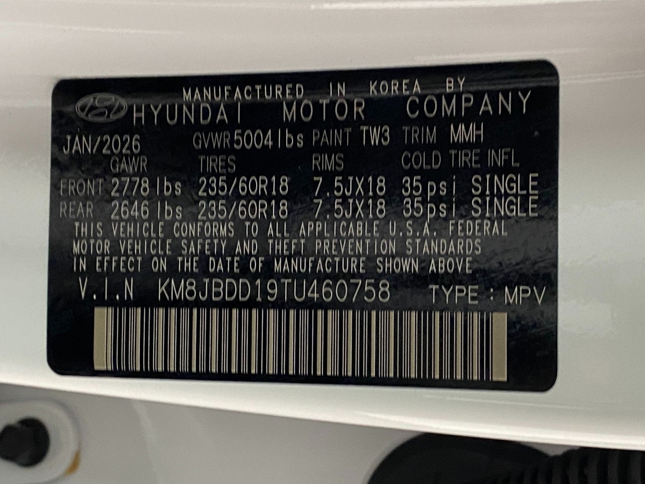 2026 Hyundai TUCSON HYBRID SEL AWD