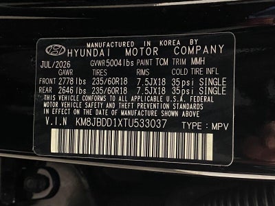 2026 Hyundai TUCSON HYBRID SEL Convenience