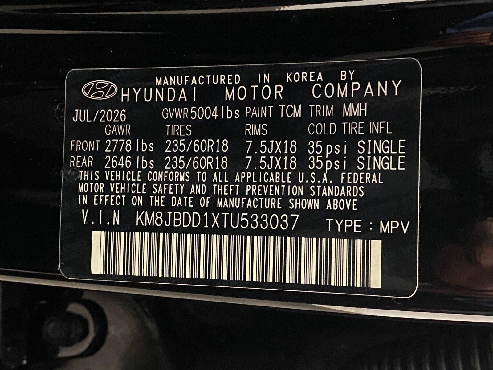 2026 Hyundai TUCSON HYBRID SEL Convenience