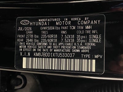 2026 Hyundai TUCSON HYBRID SEL Convenience