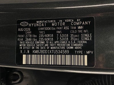2026 Hyundai TUCSON HYBRID SEL Convenience