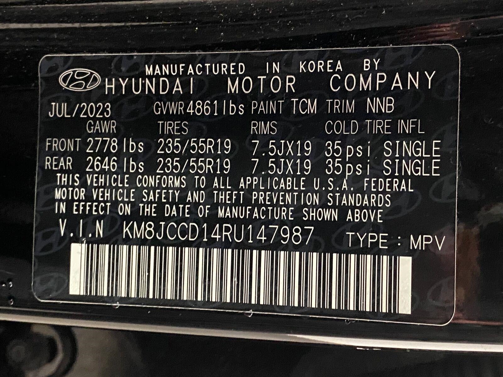 2024 Hyundai TUCSON HYBRID SEL Convenience AWD