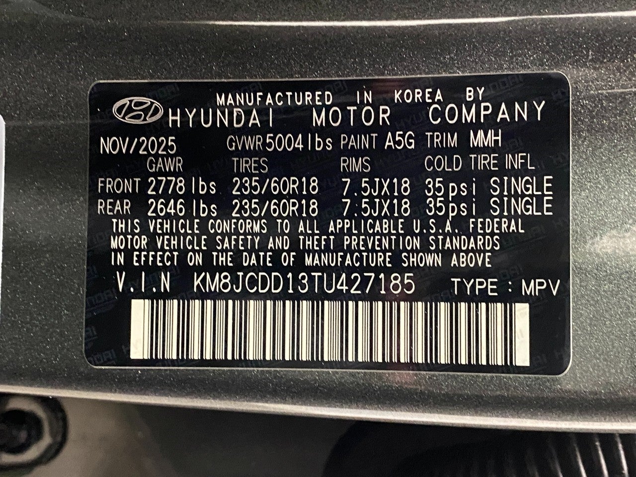 2026 Hyundai TUCSON HYBRID SEL Convenience