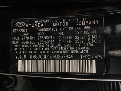 2025 Hyundai TUCSON HYBRID SEL Convenience AWD