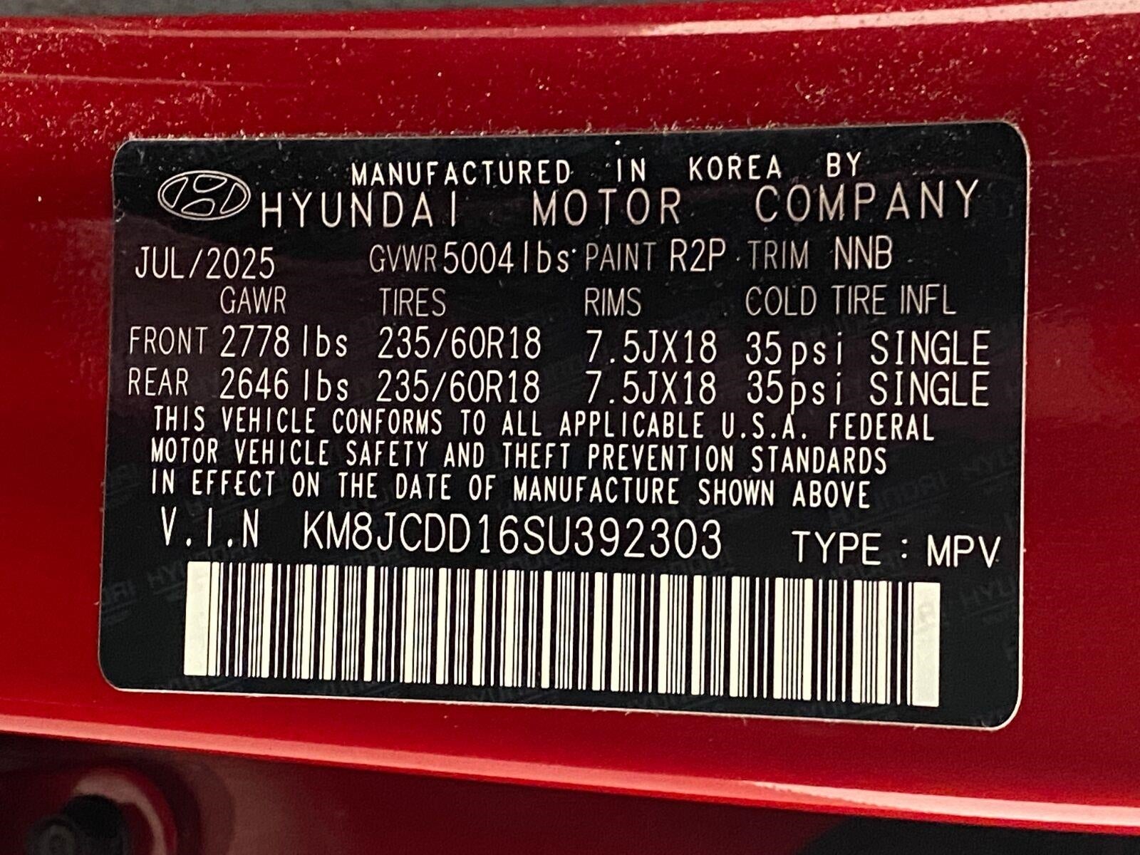 2025 Hyundai TUCSON HYBRID SEL Convenience AWD