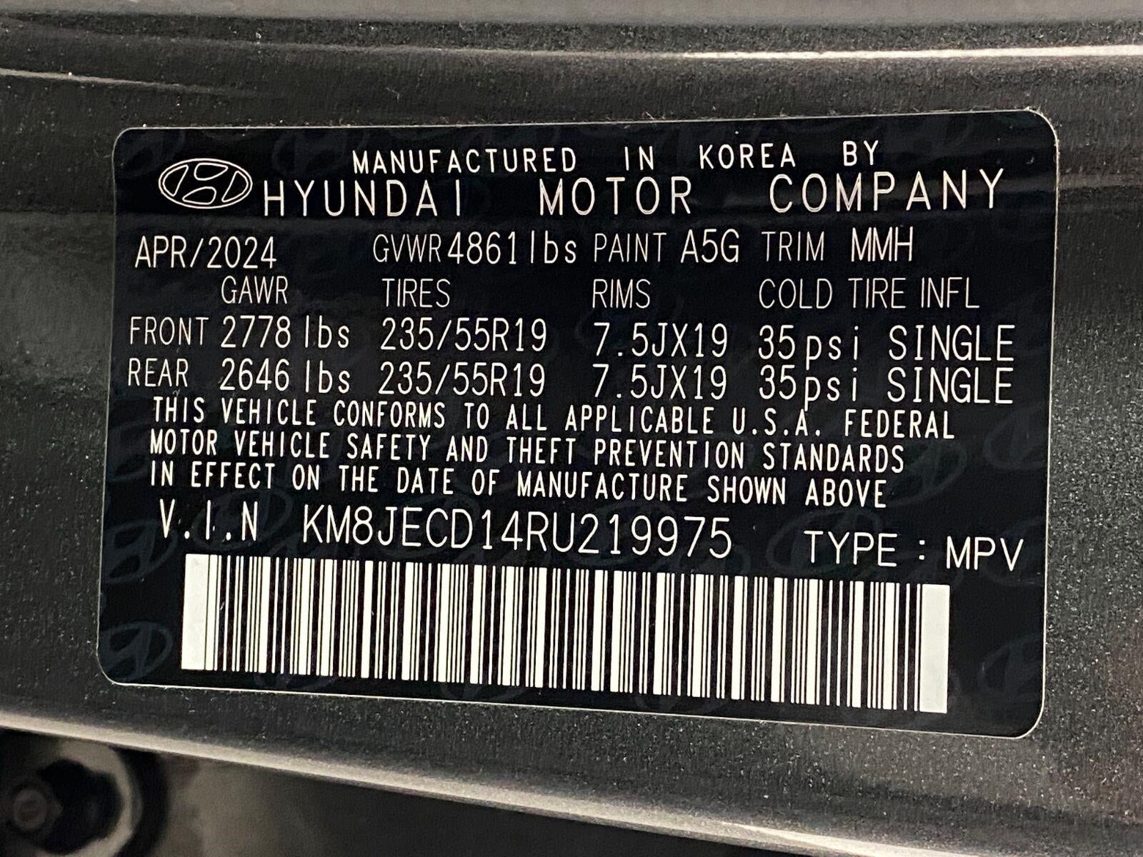 2024 Hyundai TUCSON HYBRID Limited AWD