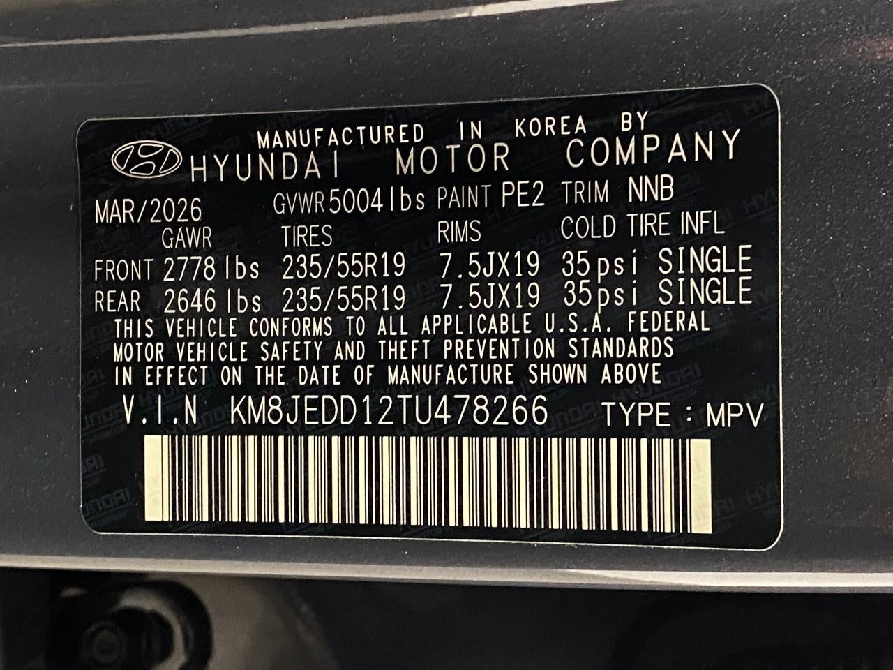 2026 Hyundai TUCSON HYBRID Limited